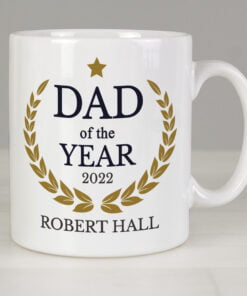 Personalised Dad of the Year Mug