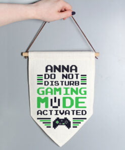 Personalised Gaming Mode Hanging Banner