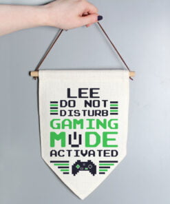 Personalised Gaming Mode Hanging Banner