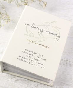 Personalised In Loving Memory 6×4 Photo Album with Sleeves