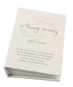 Personalised In Loving Memory 6×4 Photo Album with Sleeves