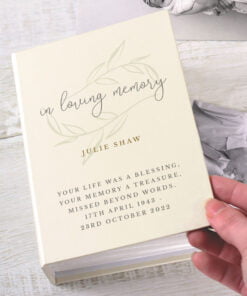 Personalised In Loving Memory 6×4 Photo Album with Sleeves