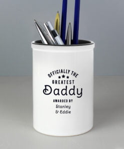 Personalised Officially the Greatest Ceramic Storage Pot