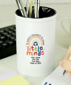 Personalised Shape Little Minds Ceramic Storage Pot