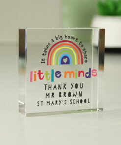 Personalised Shape Little Minds Crystal Token