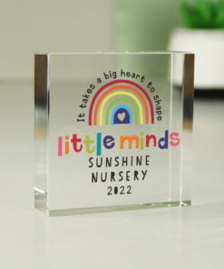 Personalised Shape Little Minds Crystal Token