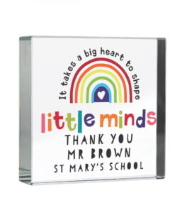 Personalised Shape Little Minds Crystal Token