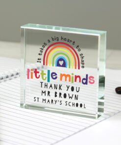 Personalised Shape Little Minds Crystal Token