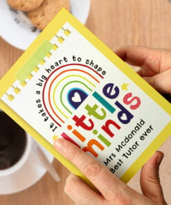 Personalised Shape Little Minds Greeting Card