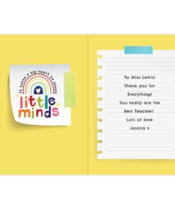 Personalised Shape Little Minds Greeting Card
