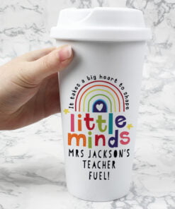 Personalised Shape Little Minds Travel Mug