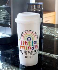 Personalised Shape Little Minds Travel Mug