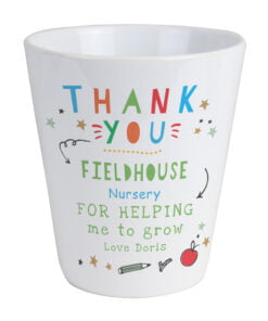 Personalised Thank You Teacher Plant Pot