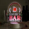 Personalised Welcome To… Bar LED Colour Changing Night Light