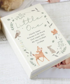ersonalised Woodland Animals 6×4 Photo Album with Sleeves