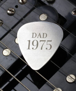 Personalised Year Silver Plectrum