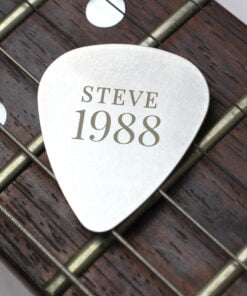 Personalised Year Silver Plectrum