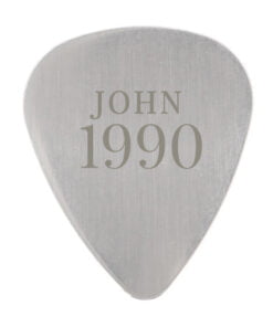 Personalised Year Silver Plectrum