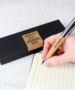 Personalised Worlds Best Cork Pen Set