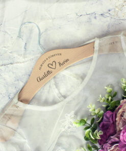 Personalised Always & Forever Wooden Hanger