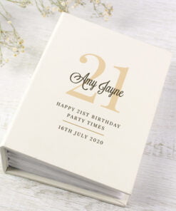 Personalised Big Birthday 6x4 Photo Album with Sleeves