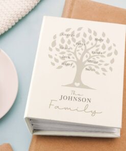 Personalised Family Tree 6x4 Photo Album with Sleeves
