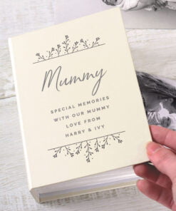 Personalised Floral 6x4 Photo Album with Sleeves