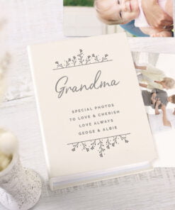 Personalised Floral 6x4 Photo Album with Sleeves