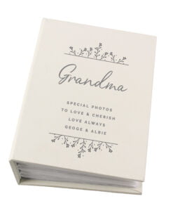 Personalised Floral 6x4 Photo Album with Sleeves
