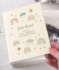 Personalised Rainbow 6x4 Photo Album with Sleeves