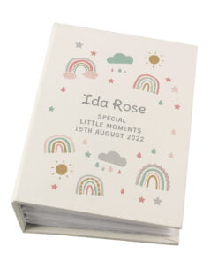 Personalised Rainbow 6x4 Photo Album with Sleeves