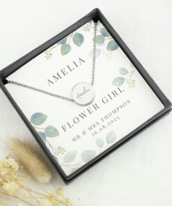 Personalised Botanical Flower Girl